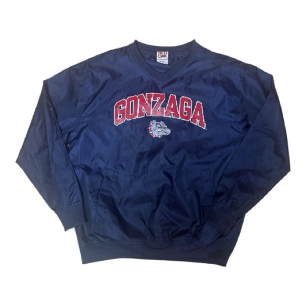 vintage-style Gonzaga Bulldogs windshirt